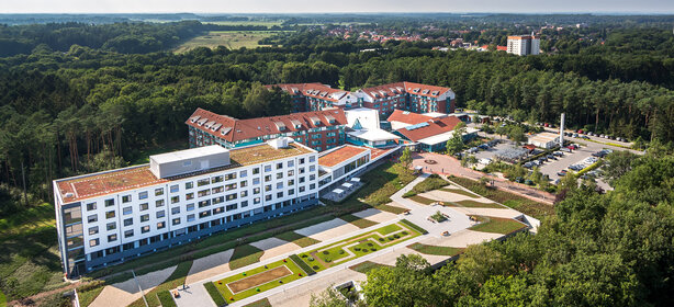 Aerial view of the Schoen Clinic Bad Bramstedt
